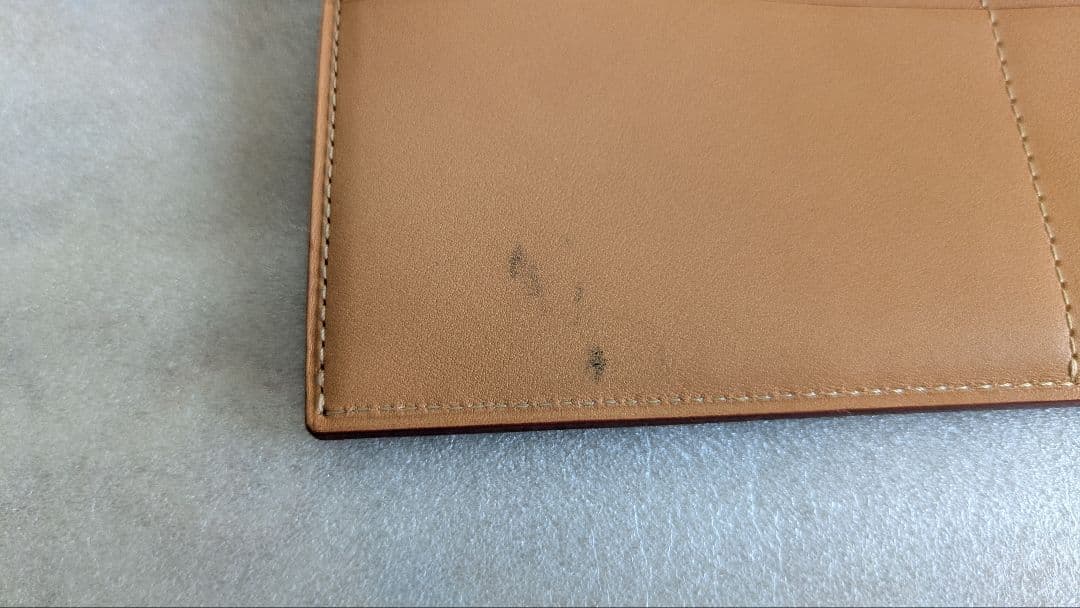 ganzo　コードバン ファスナー小銭入れ付き長財布　ダークグリーン