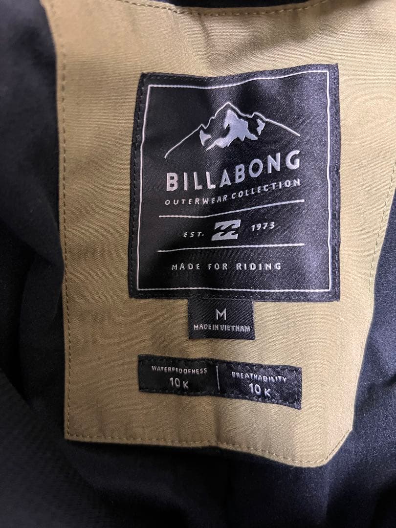 BILLABONG スノーボードウェア 上下セット メンズ スキーウェア