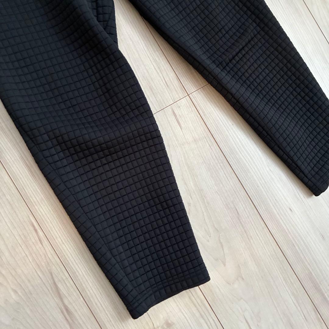 美品 ルルレモン lululemon キルティングスウェット 上下セット 黒 S