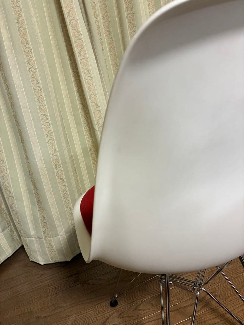 イームズ/Eamesシェルチェア ホワイト×オレンジ