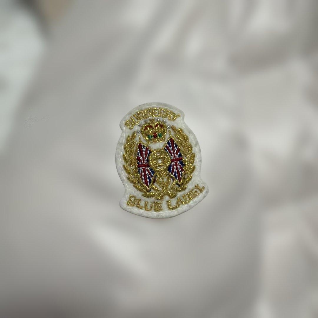 バーバリーブルーレーベル　ダウンコート　M ノバチェック　ホワイトピンク　ベルト