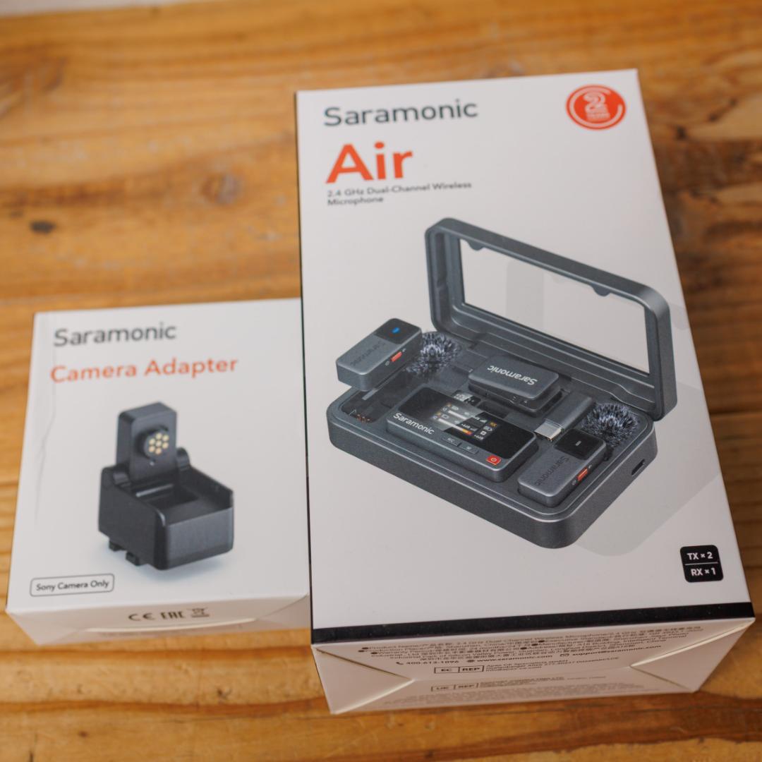 Saramonic Air ワイヤレスマイクシステム Sonyアダプター付き