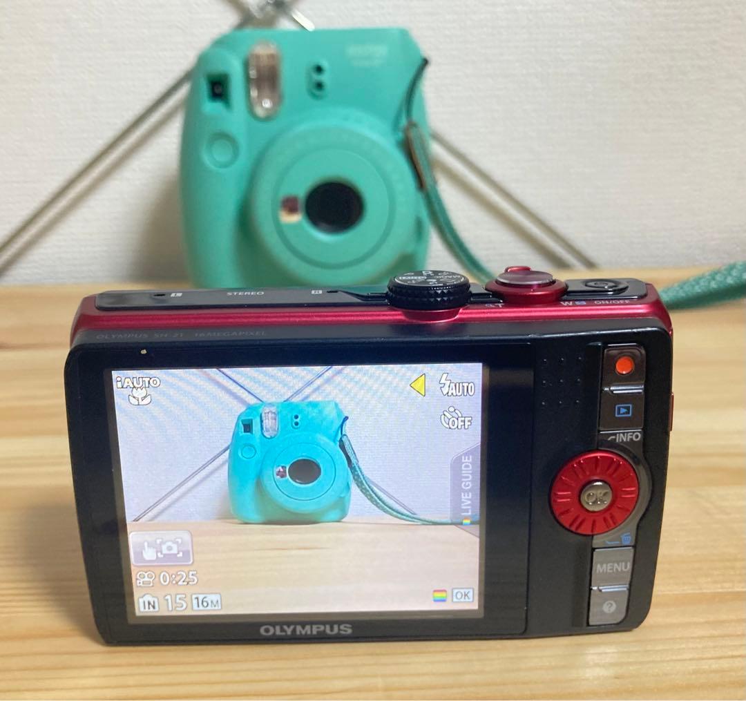 ☆OLYMPUS SH-21 デジタルカメラ16メガピクセル デジカメ コンデジ