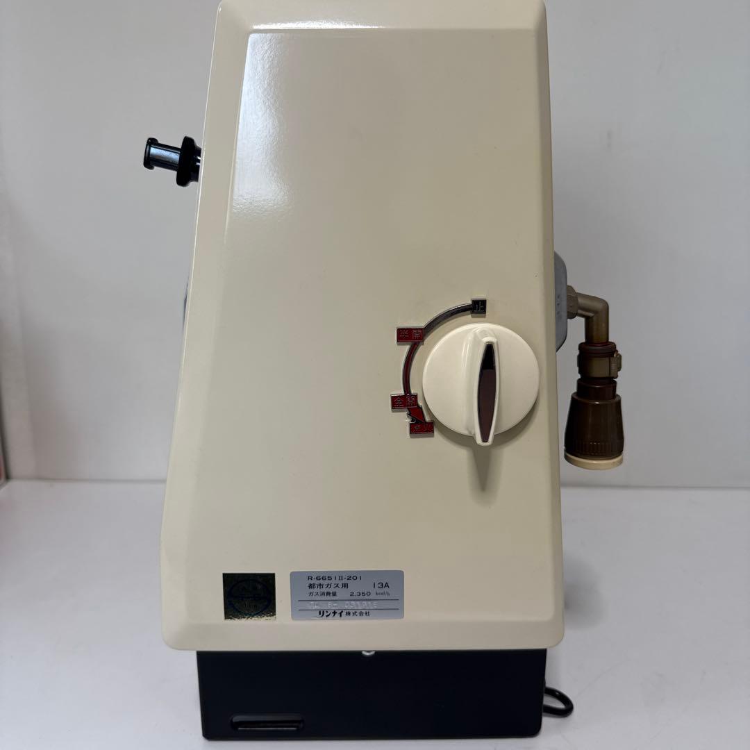昭和レトロ リンナイ ガスストーブ R-665I II-201 当時物