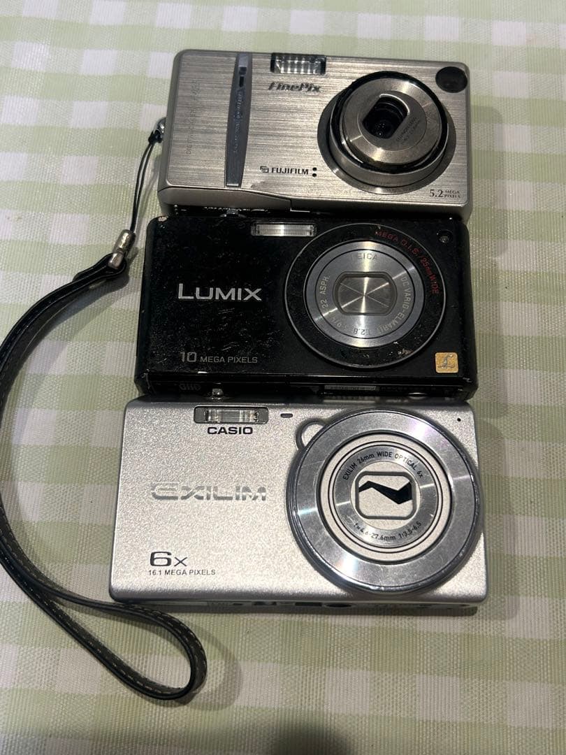 Fujifilm & Lumix &Exilim カメラセットジャンク