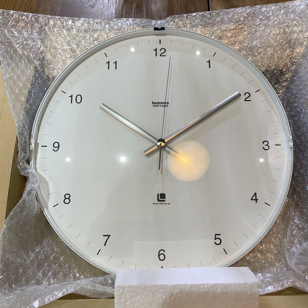 Lemnos North clock 白　掛時計