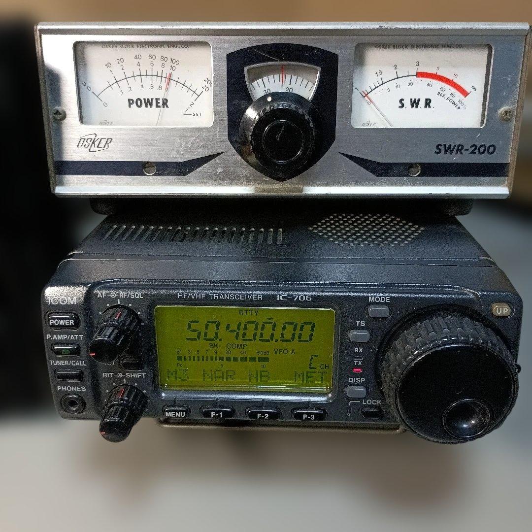 カ*ン様 【ビネガー修理済】アイコム　IC-706 HF/VHFトランシーバー