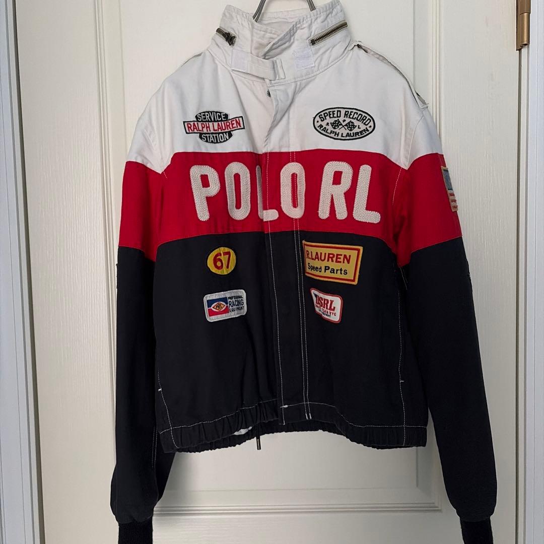 POLO RL レーシングジャケット 刺繍ワッペン多数 正規店購入 極美品