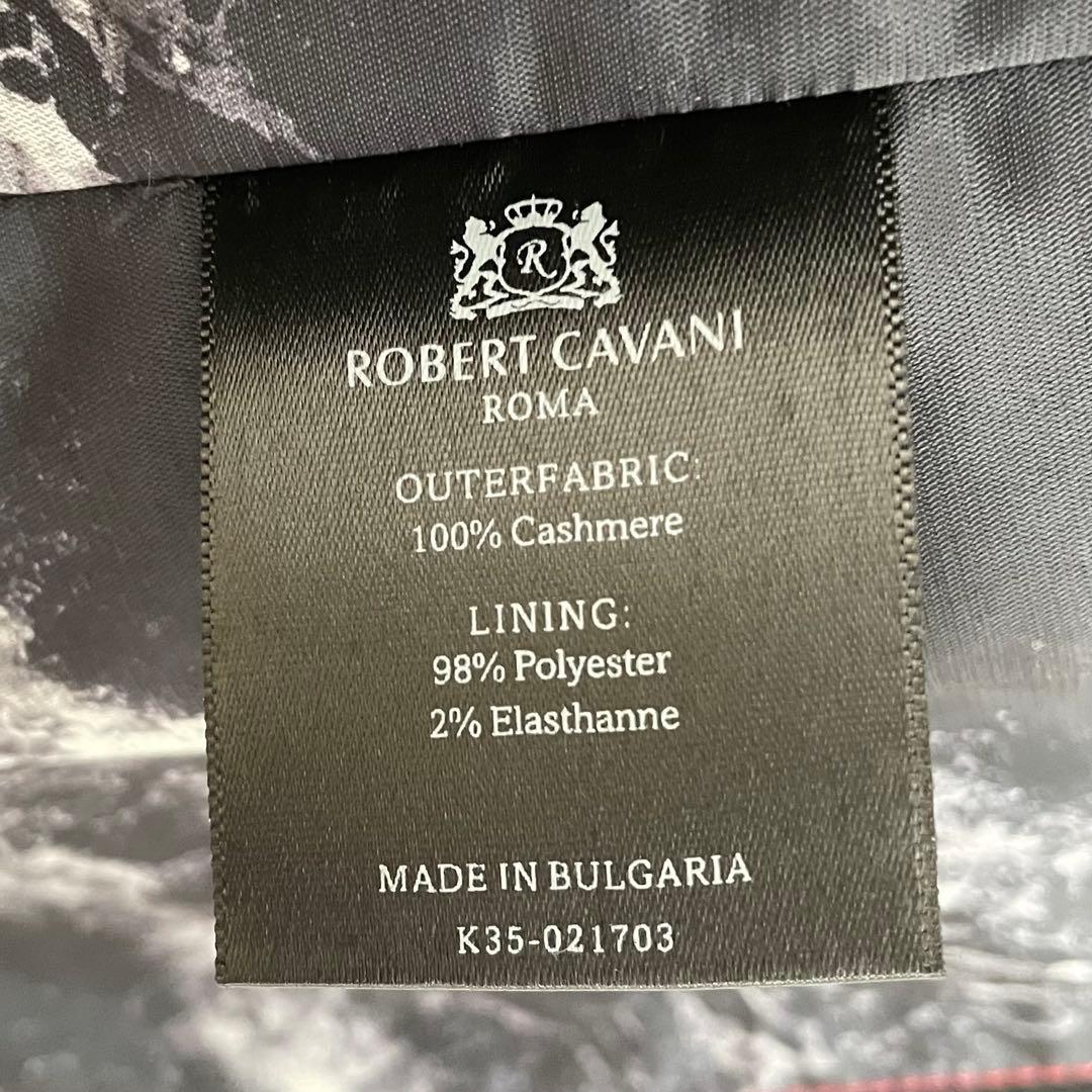 美品 ROBERT CAVANI カシミヤチェスターコート ブラック サイズ50