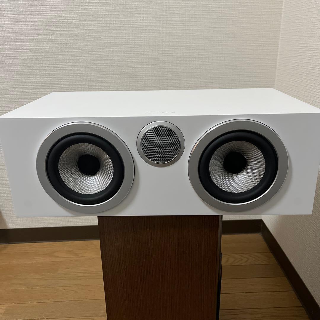 【美品】B&W センタースピーカーHTM72 S3【サテンホワイト】