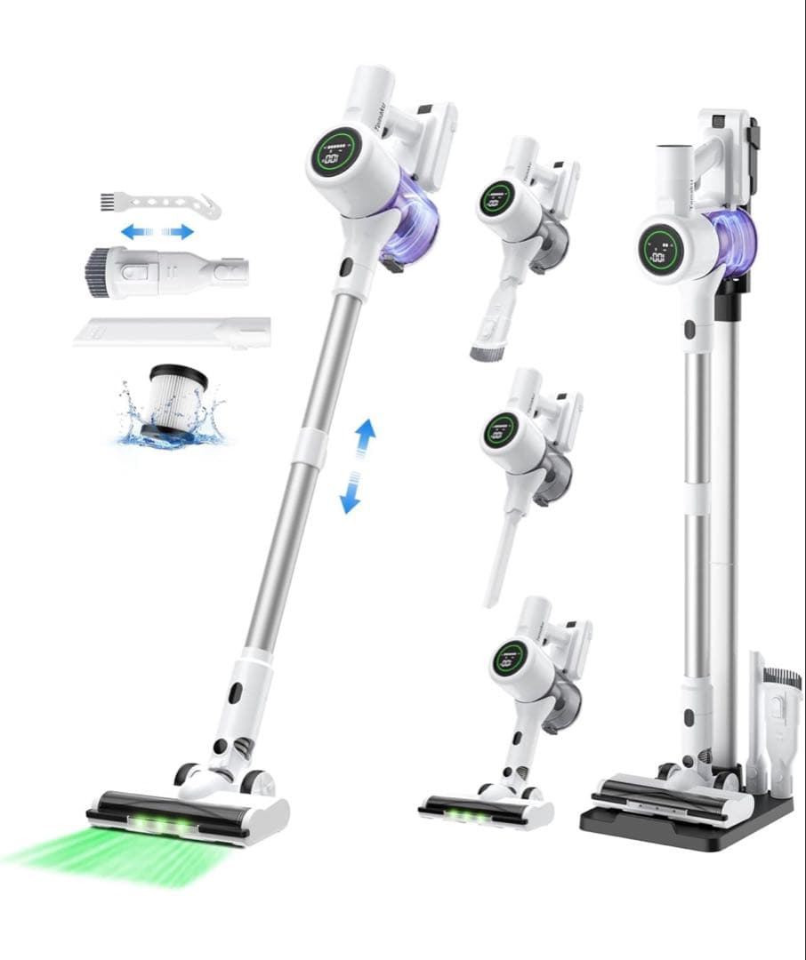 掃除機 コードレス2026年先行発売！業界初除菌機能搭載・85Kpa真超強力吸引