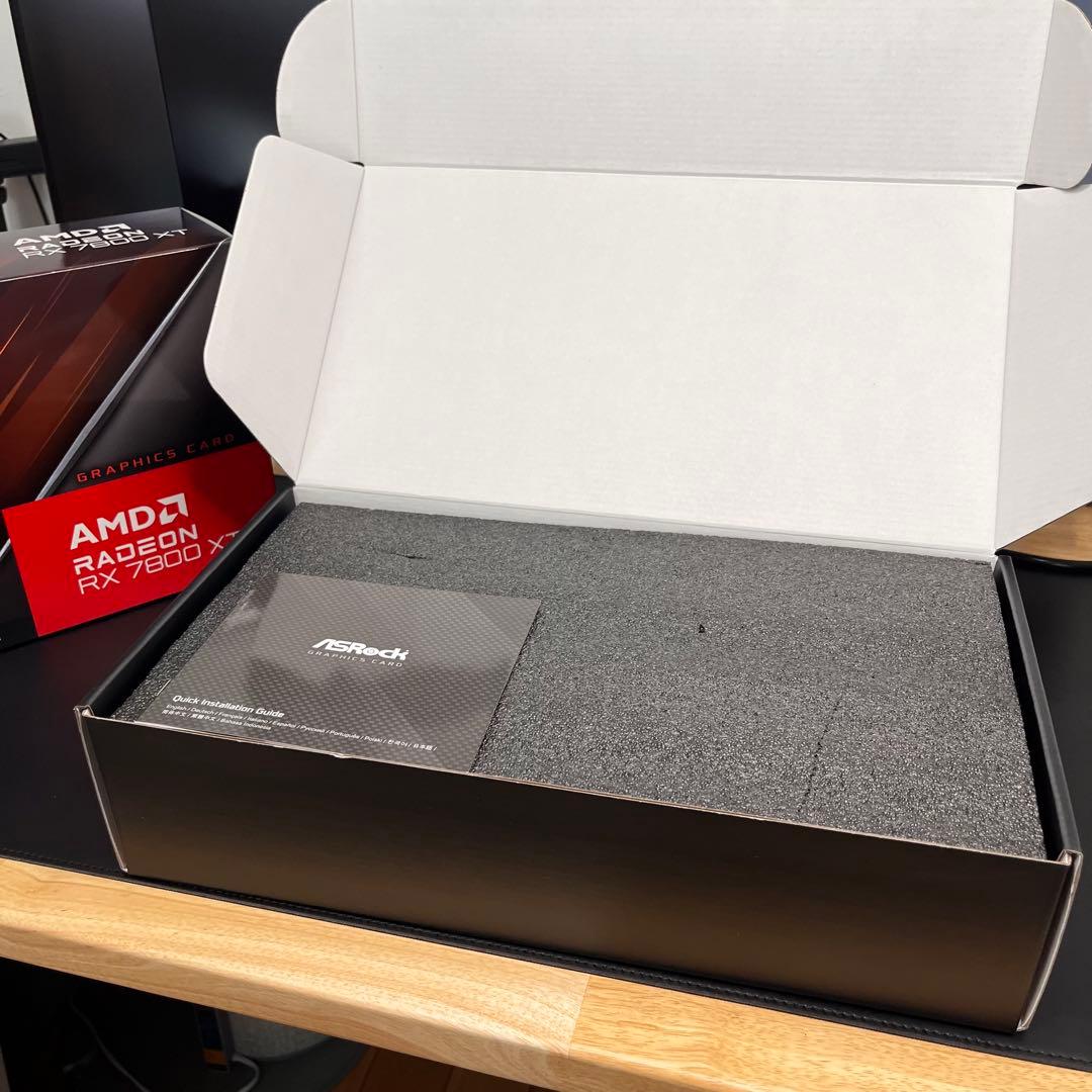 グラフィックボード・グラボ・ビデオカード ASRock Phantom Gaming RX 7800 XT 16GB