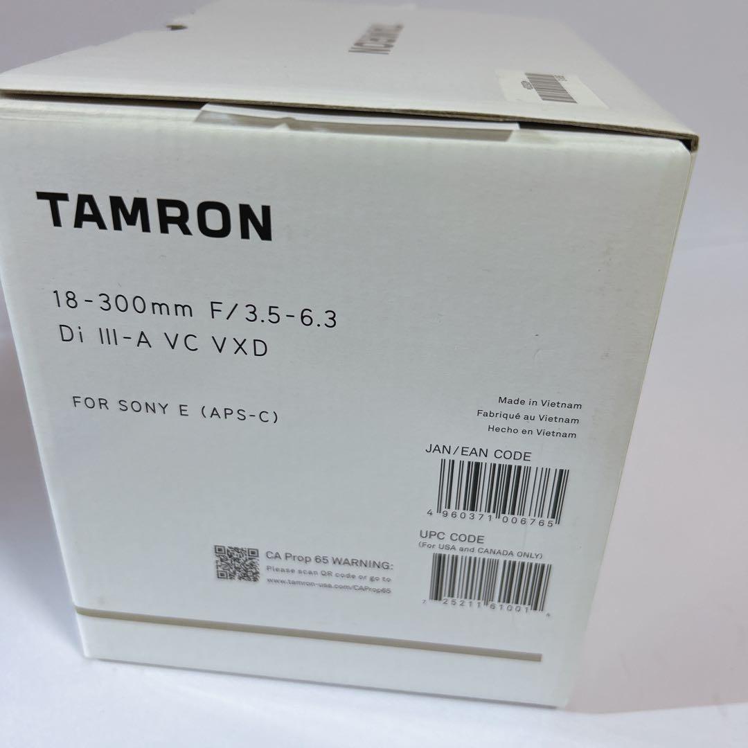 【新品未開封】TAMRON18-300mm F3.5-6.3ソニーE