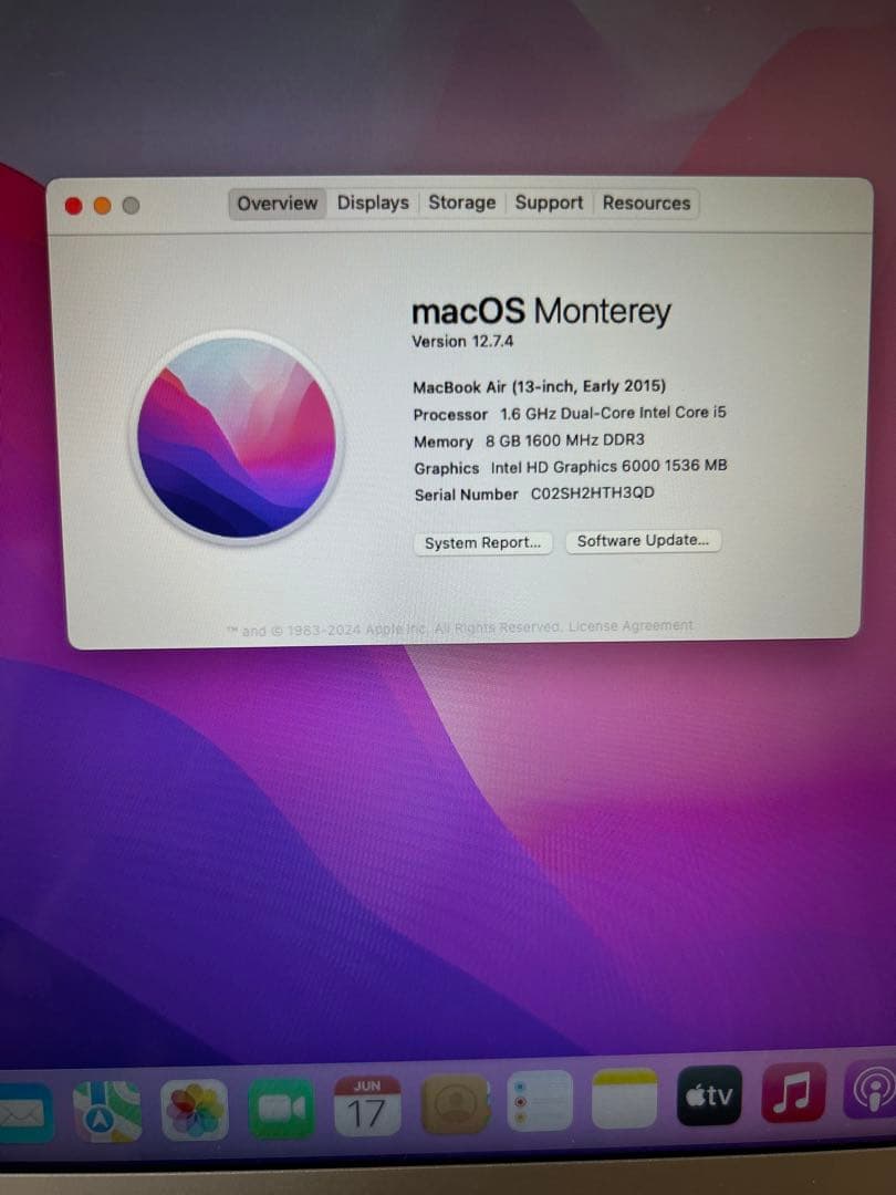 23. MacBook Air (13インチ　2015