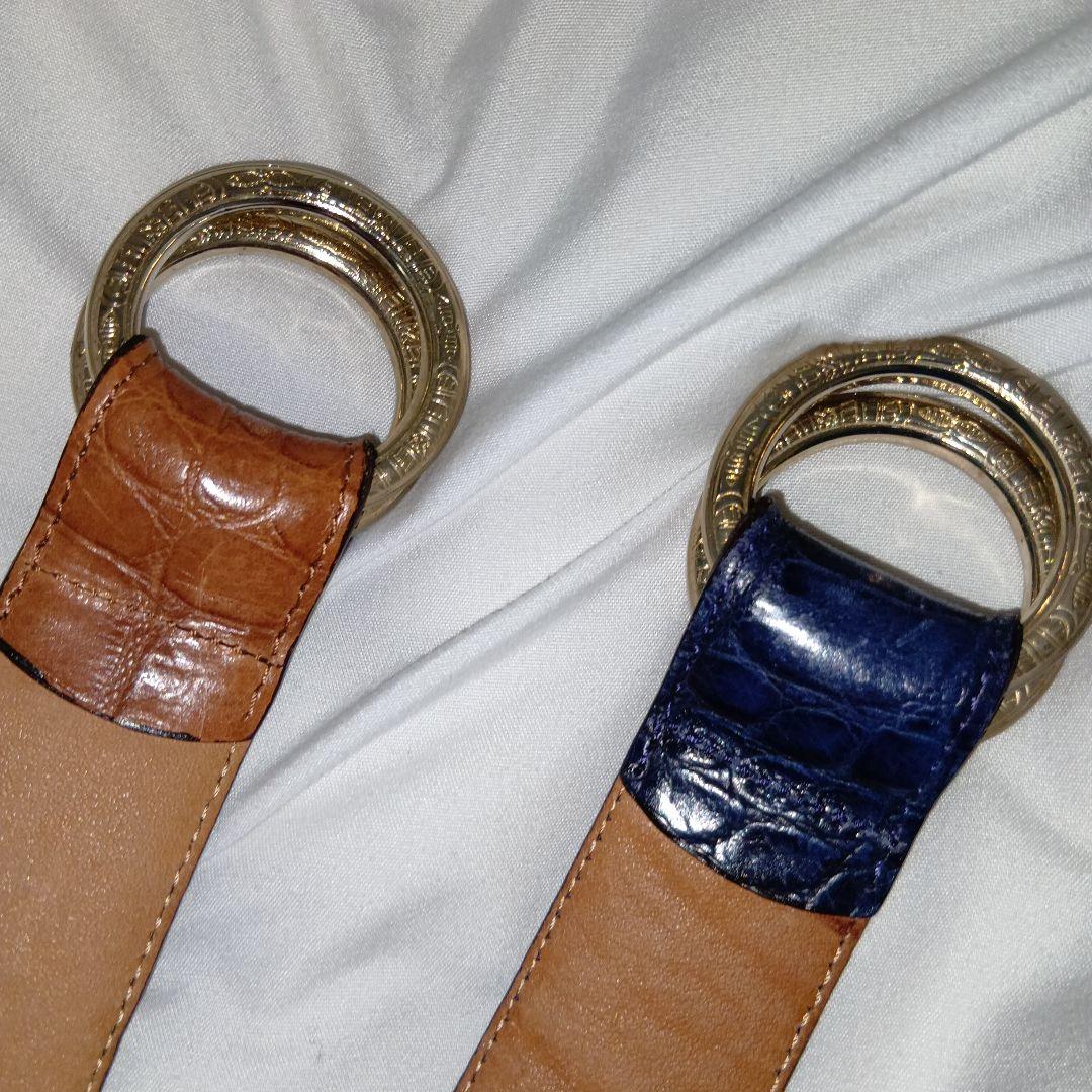 アンドレアダミコ　リングレザーベルト　２本セット