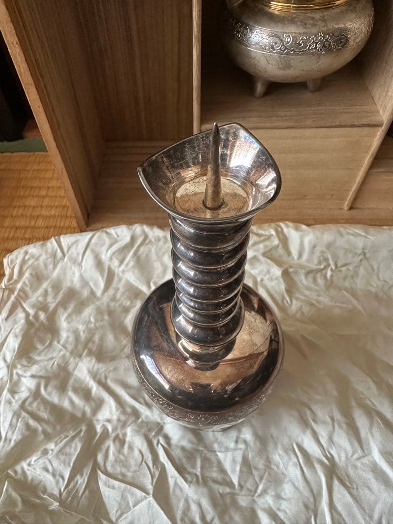 一鶴斎 造 純銀