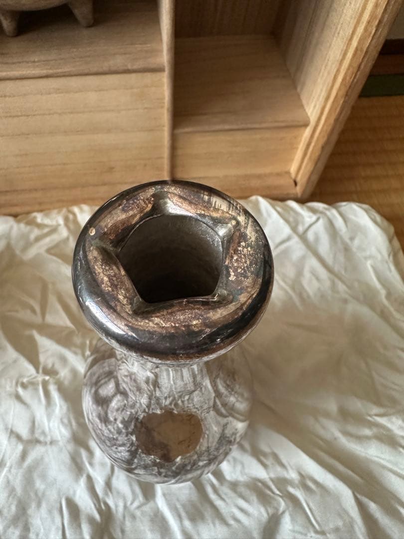 一鶴斎 造 純銀