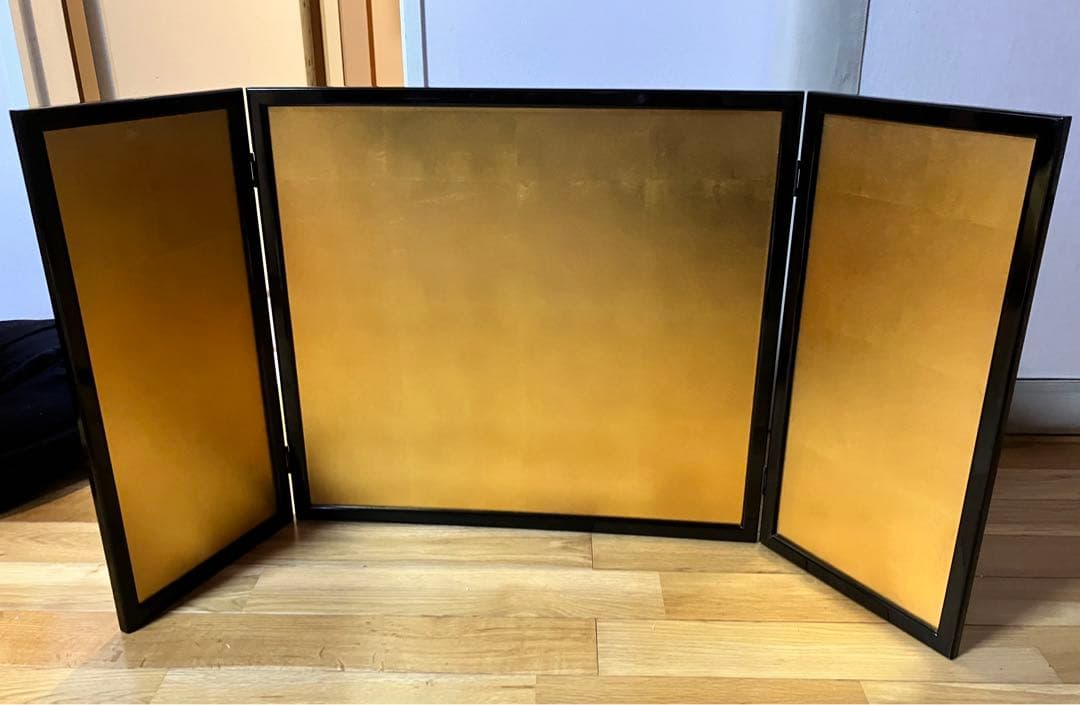 18号　屏風　金沢箔　日本伝統工芸品