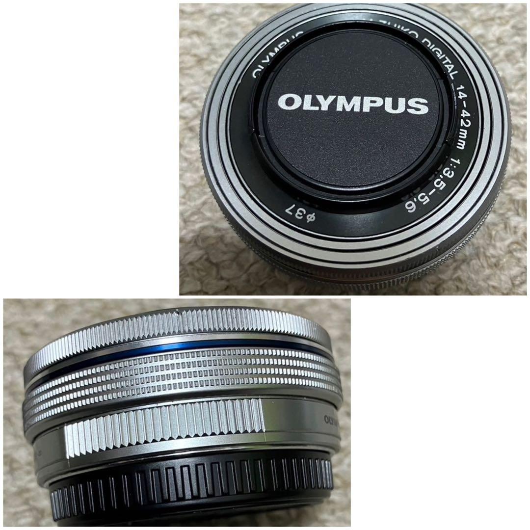 KRGMOLYMPUS PEN Lite E-PL7ボディシルバーレンズ無