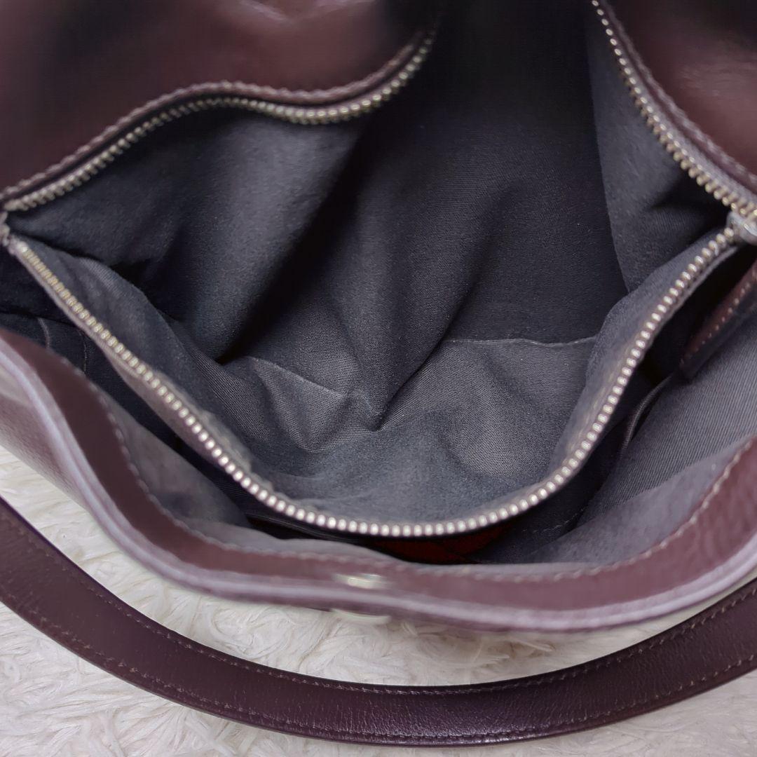 良品✨ダニエル＆ボブ チェルカトーレ ローディ レザー 茶 紫 2way A4可