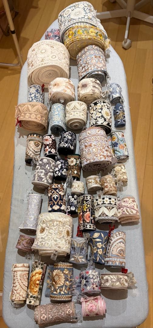 や*う様 インド刺繍リボンセット 約40個