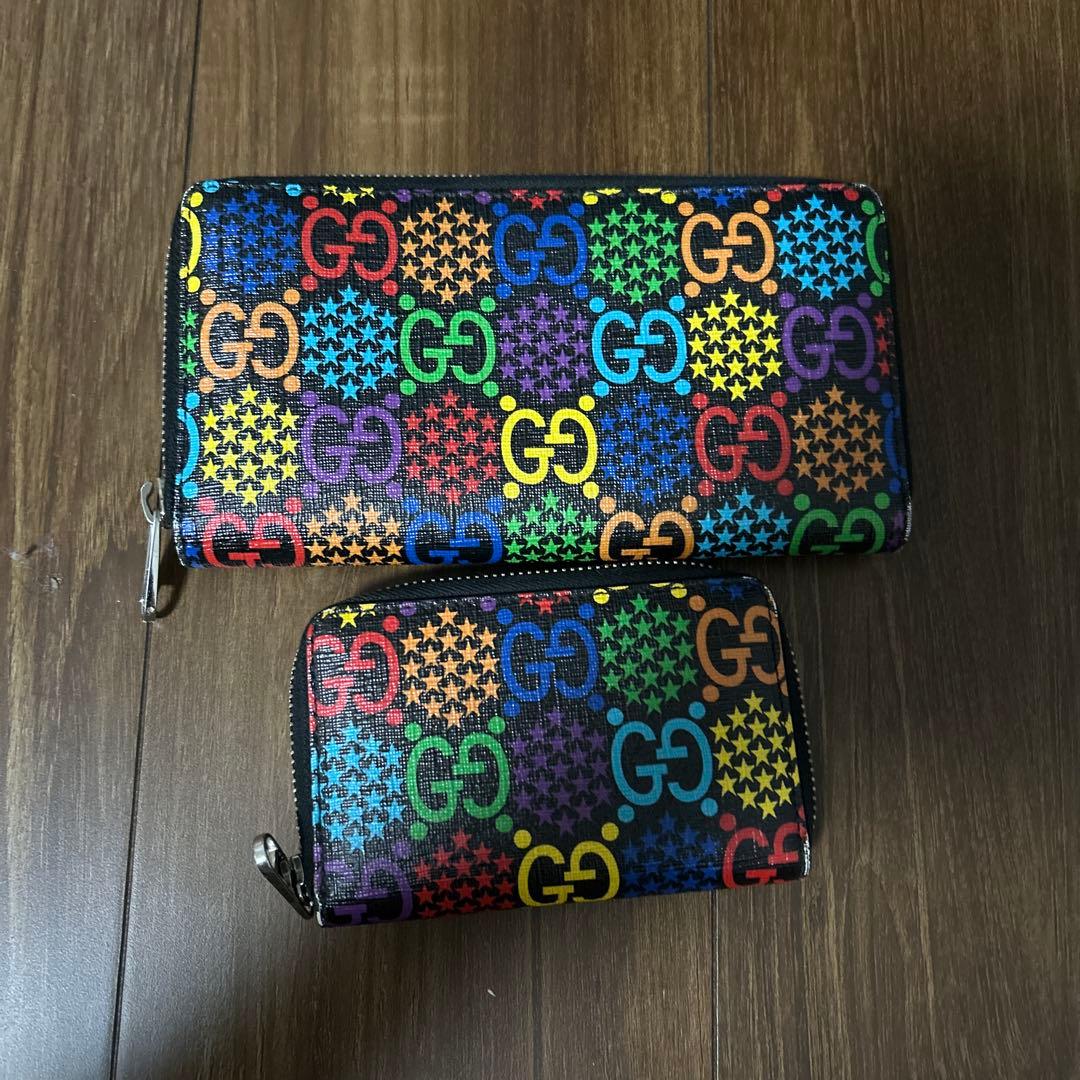 GUCCI サイケデリック長財布ケースセット