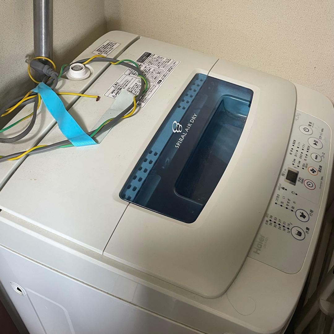 【伊丹引き取りで2500円】ハイアール4.2Kg 全自動洗濯機　JW-K42H