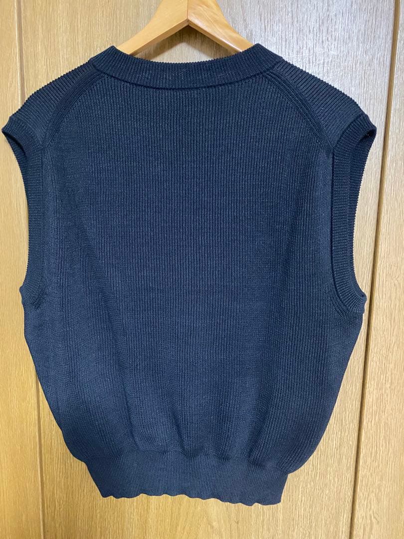 25SSAURALEEFLATYARN RIB KNIT VEST美品❗️