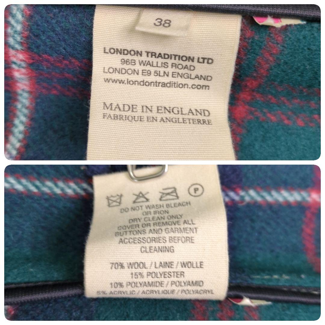 購入者様決定✨ロンドントラディション ダッフルコート 38 イギリス製 グリーン