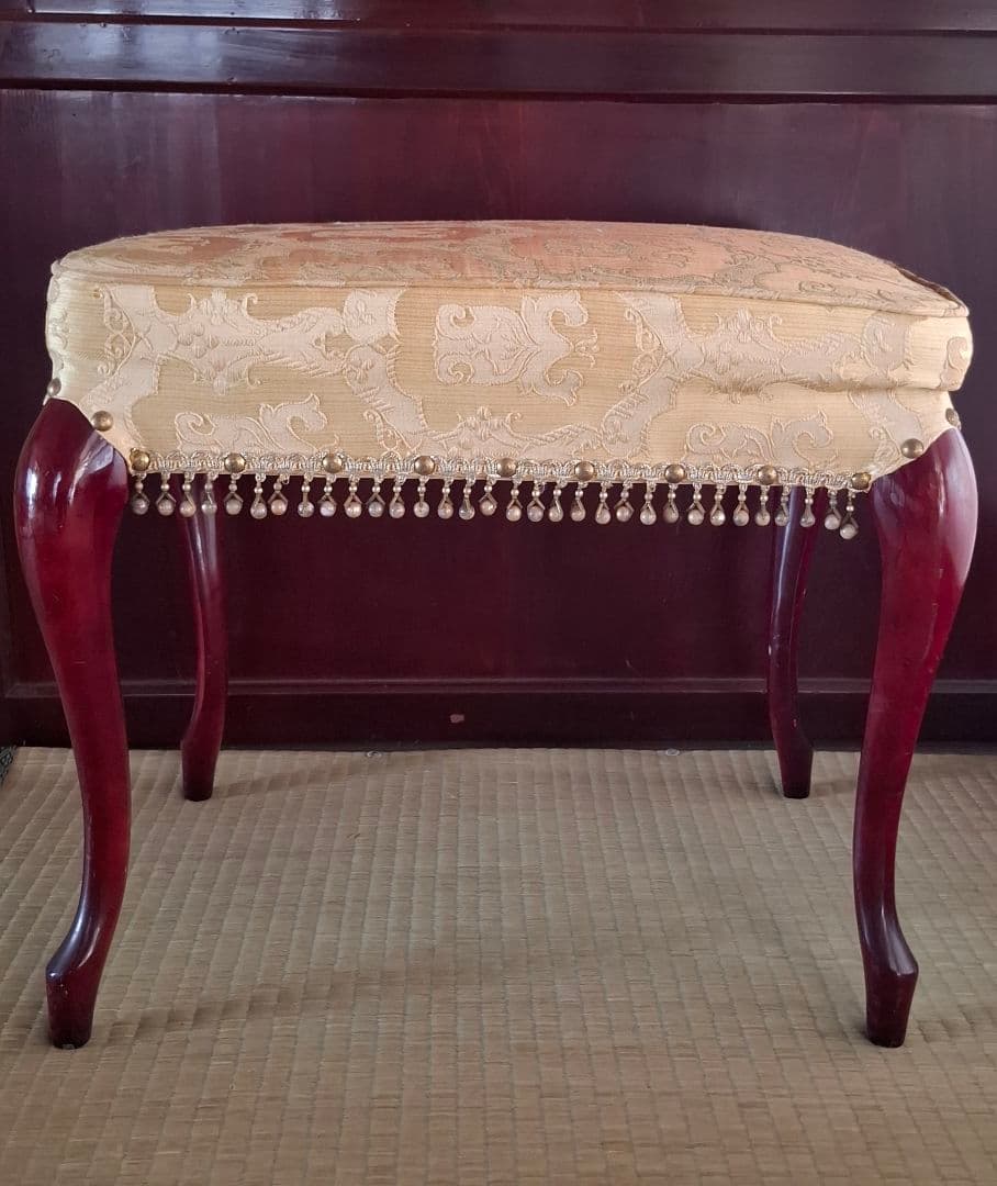 猫脚チェア アンティーク 椅子 スツール オットマン 椅子 足置き台