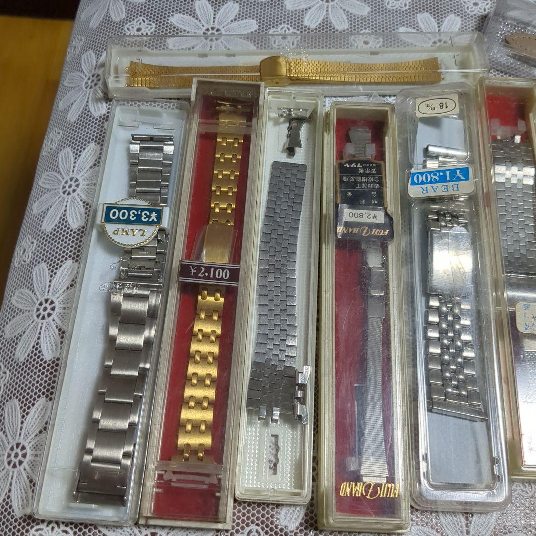 ティファニィグッチローレクスその他保管品不動品電池切れケースベルト皮ベルト未使用