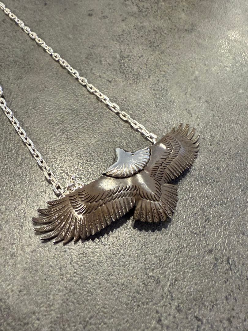 GODSUNS ゴッドサンズ中イーグル頭プラチナイーグルフック細角チェーンセット