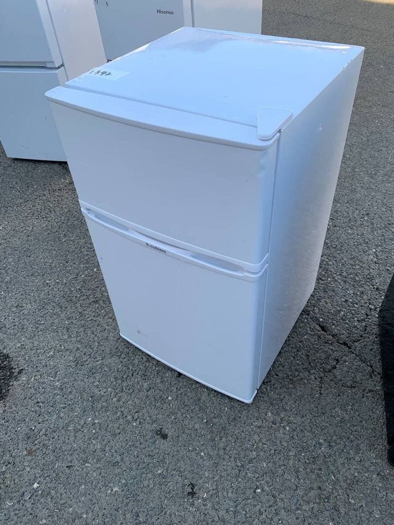 ♦エスキュービズム ２ドア冷蔵庫【2016年製】WR-2090