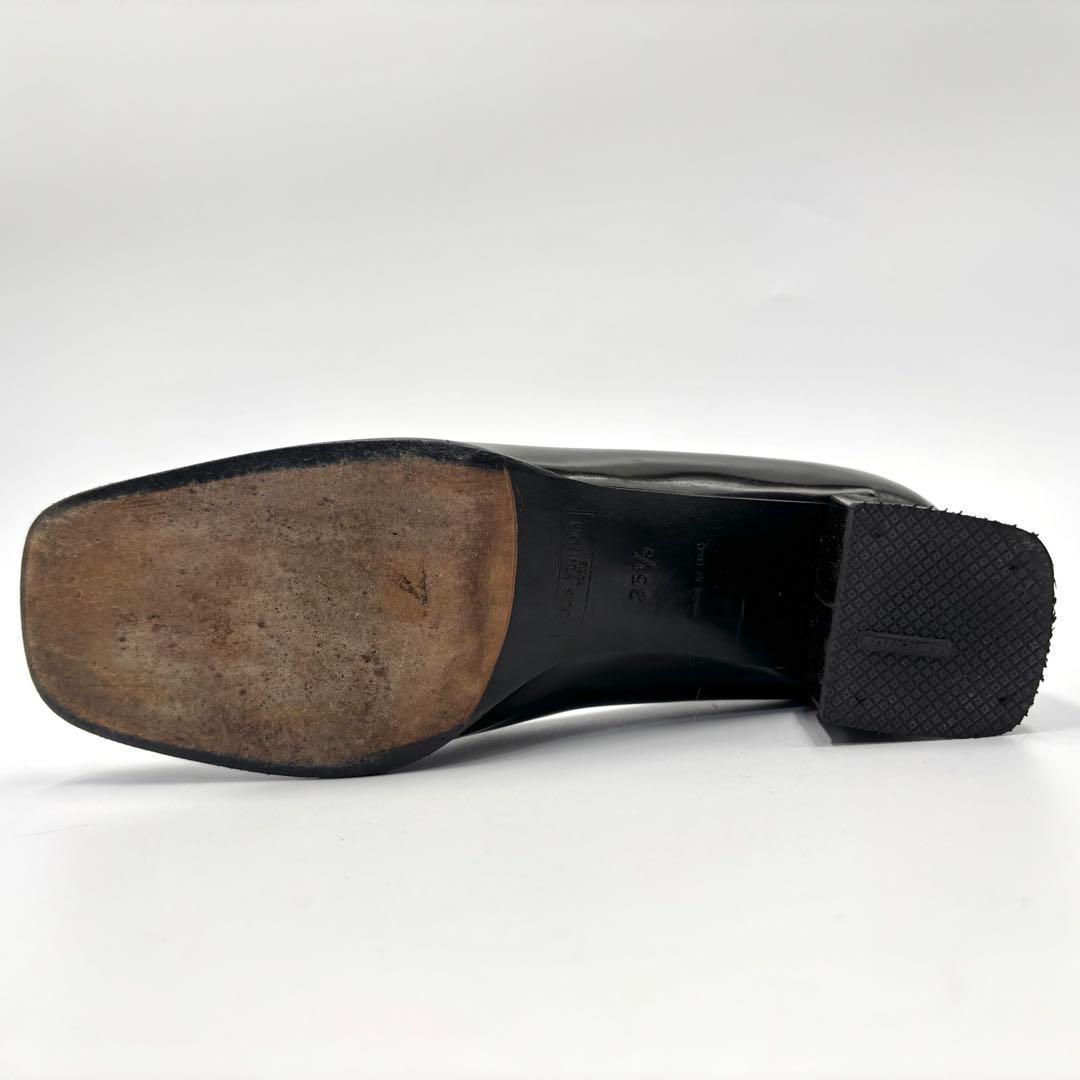 LOUIS VUITTON ルイヴィトン パンプス スクエア ロゴキューブ