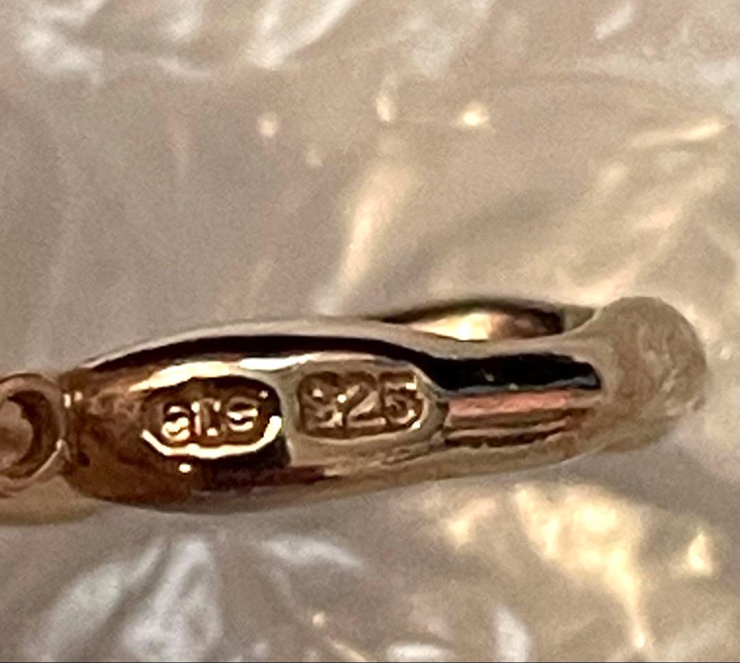 eye エテ K18 フープピアス 925 ピンクゴールド系