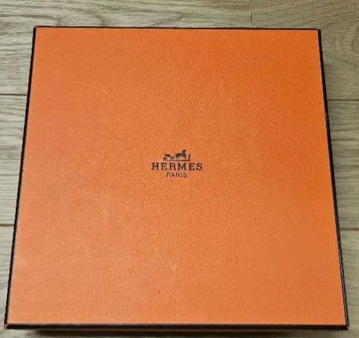 HERMES ブラウンレザーベルト H型バックル レディース 箱あり