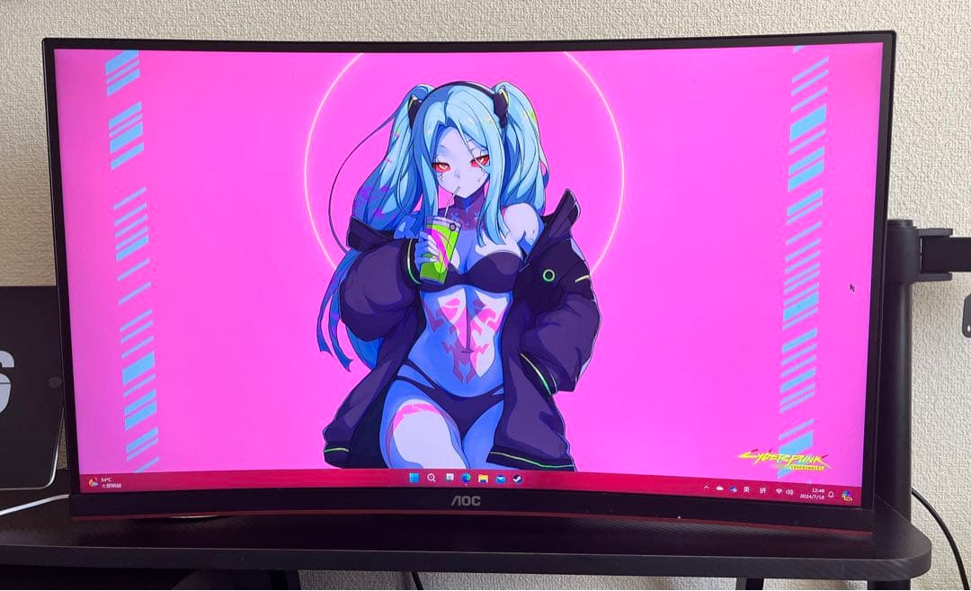 値下げ中‼️AOC C27G1 ゲーミングモニター曲面