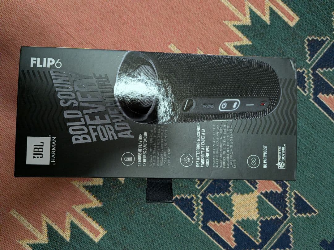 JBL FLIP6 ブラック 付属品付き 美品