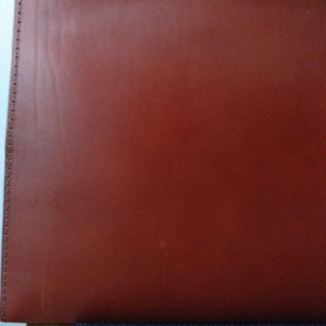 HERZ あおりポケット二本手ビジネスバッグ М チョコ