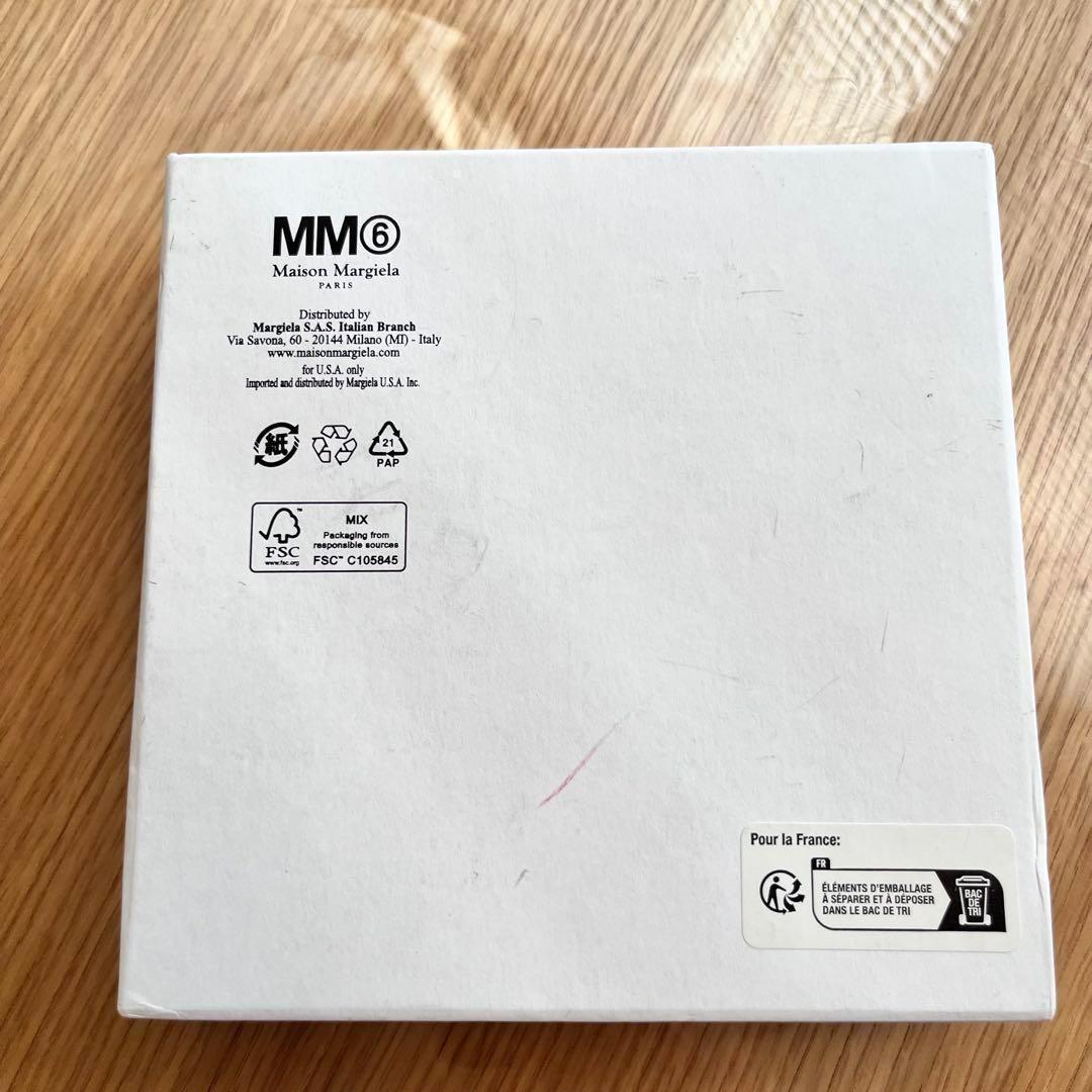 ほぼ未使用 MM6 MaisonMargielaレザーカードホルダー マルジェラ