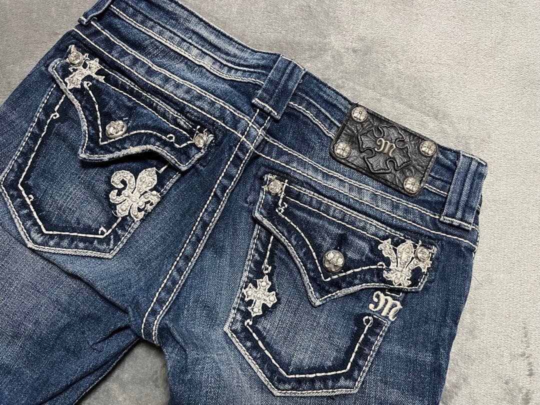 missme平成ギャル　マクブリング　y2k ローライズ フレアデニム