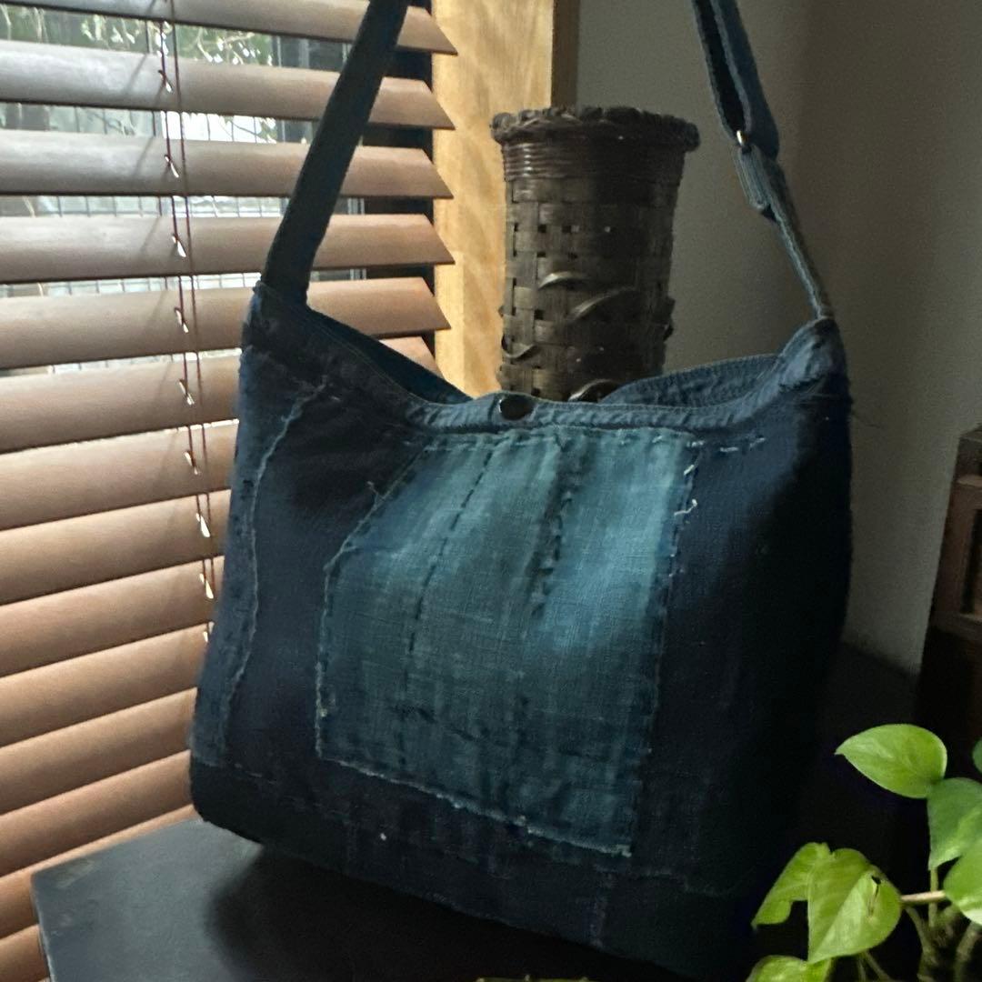 j*y様 ポーターをリメイク/藍染／襤褸