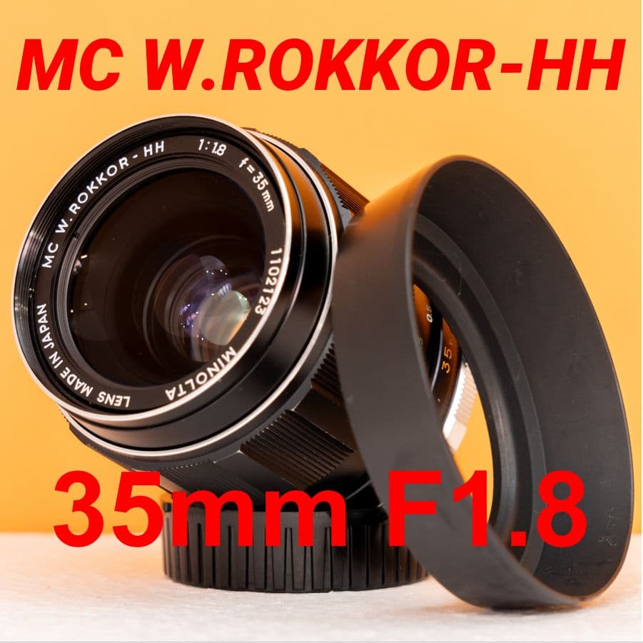 MINOLTAW MC W ROKKOR HH 35mm F1.8 ミノルタ