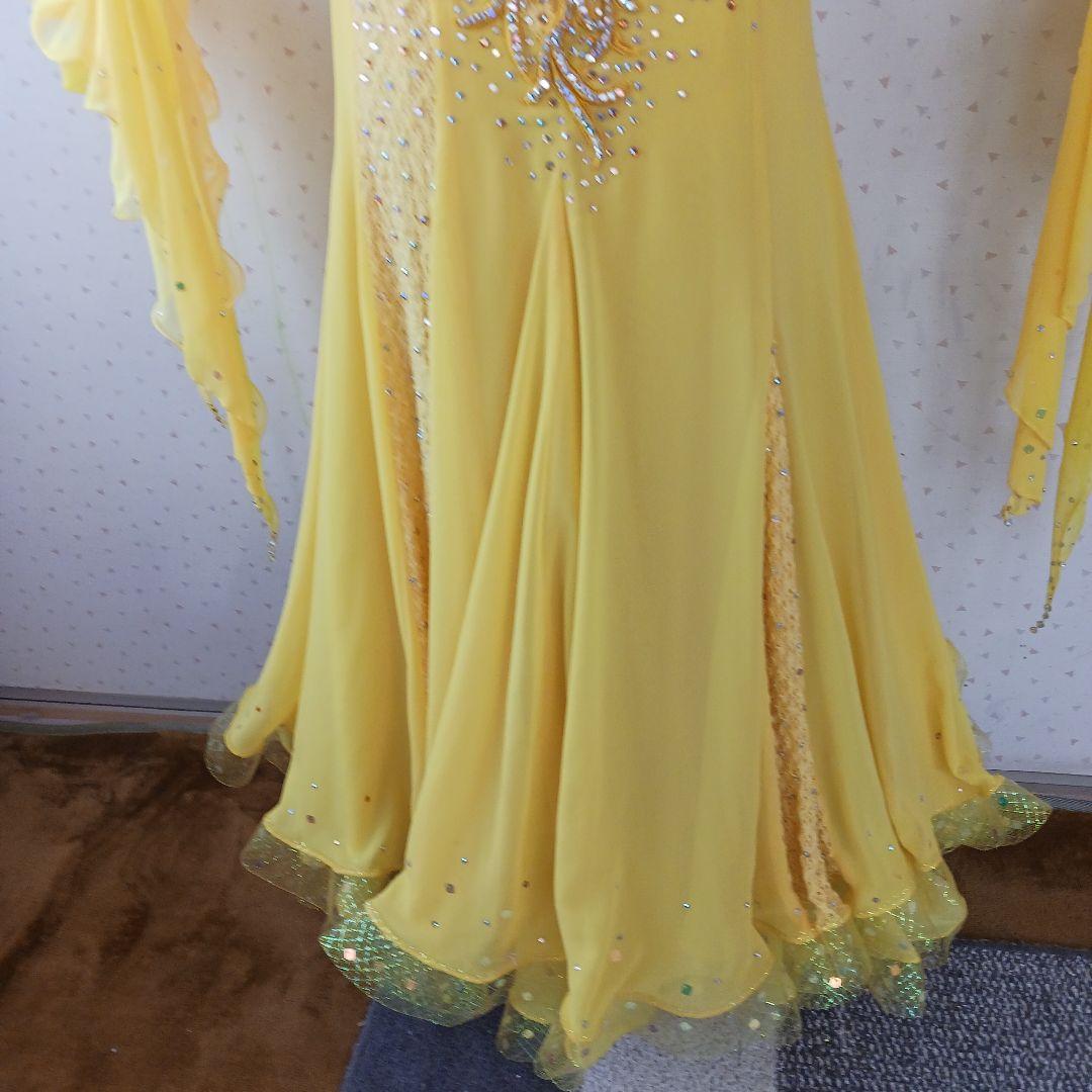 社交ダンス用イエロードレス
