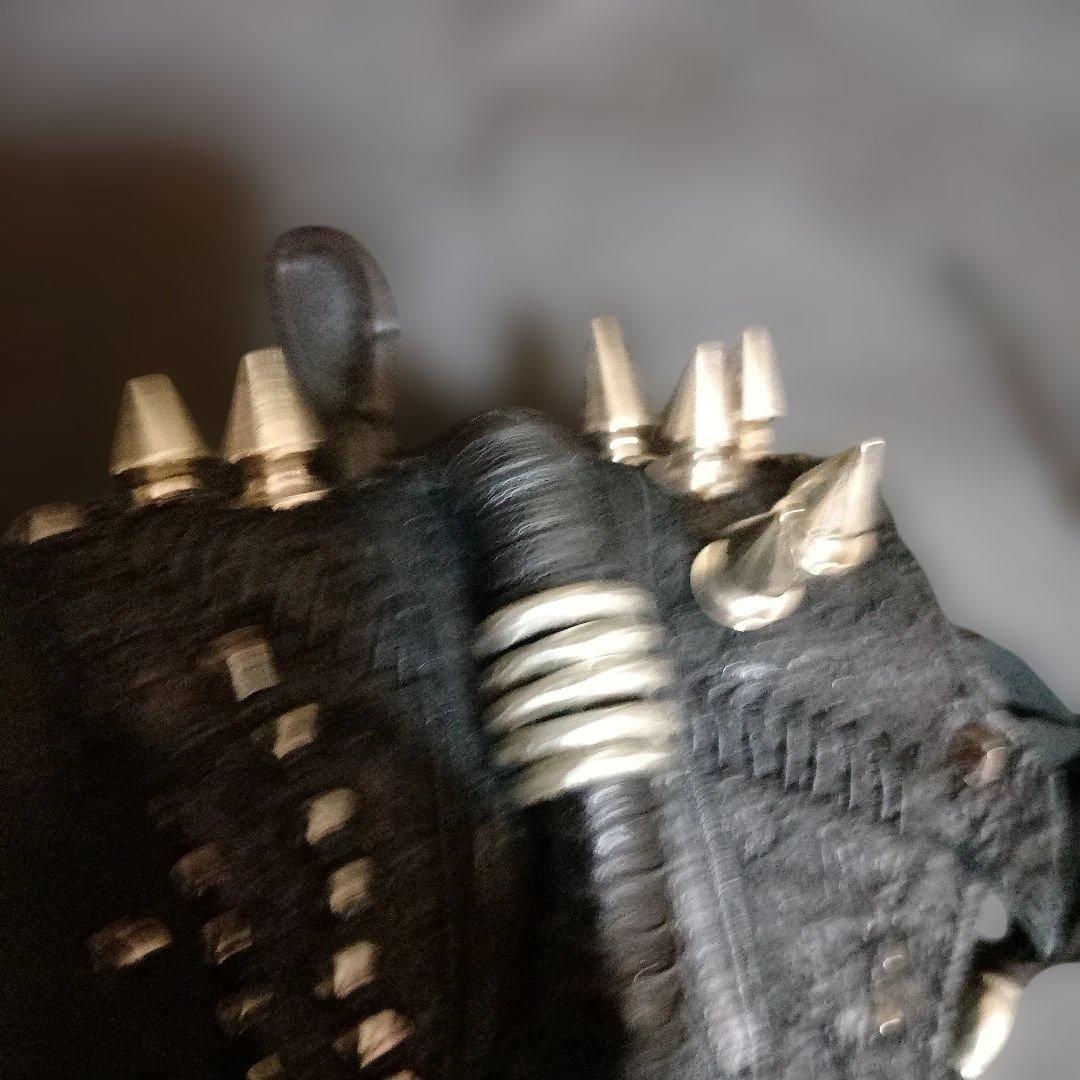 KMRii 鋲スタッズ レザーウエストポーチ