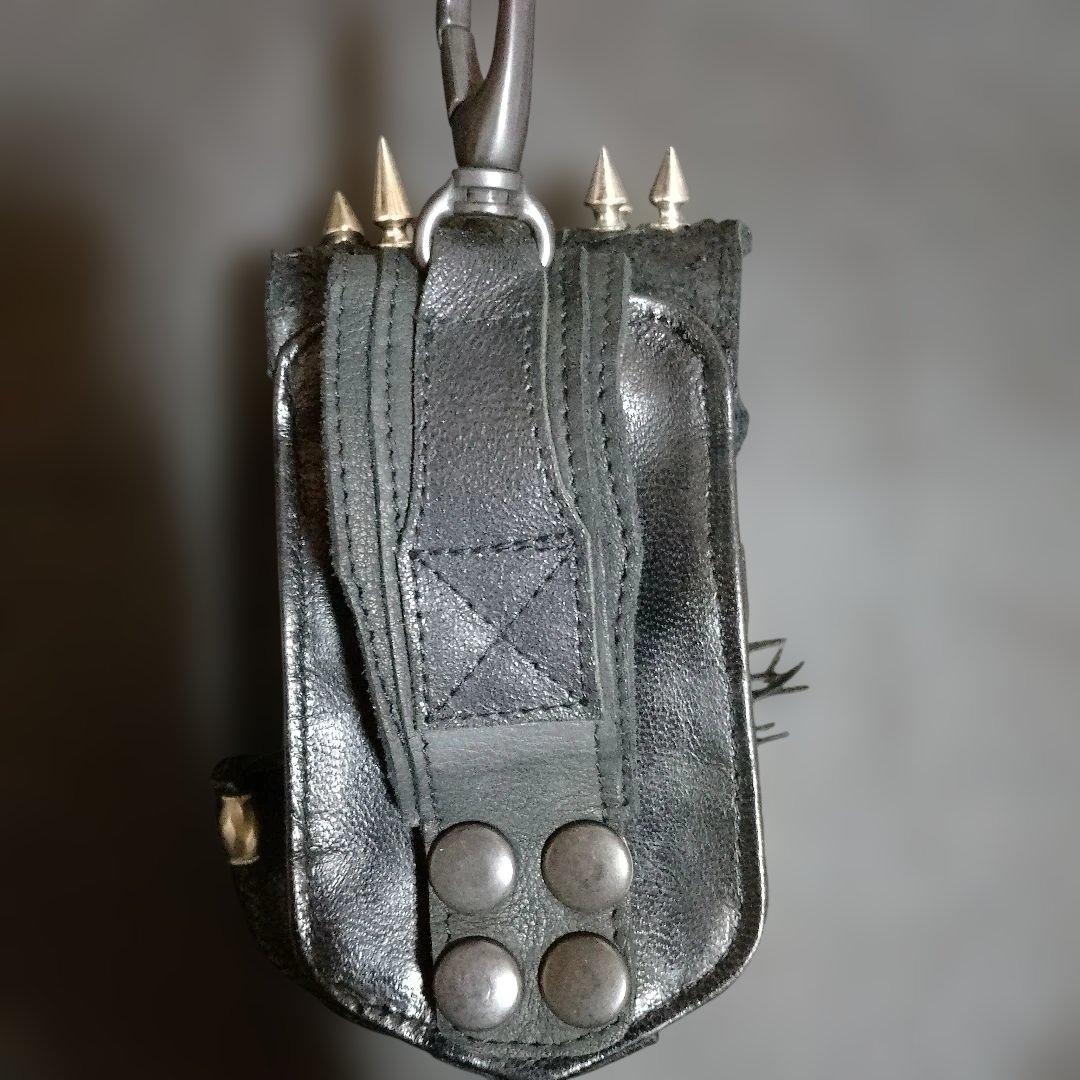 KMRii 鋲スタッズ レザーウエストポーチ