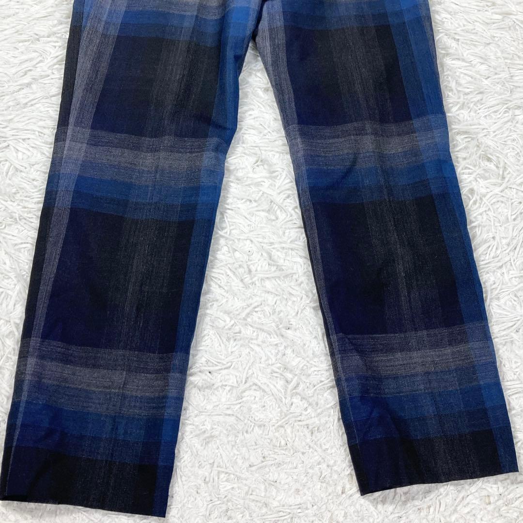 極美品　ポールスミスブラック　チェック柄　サイズ40(L)