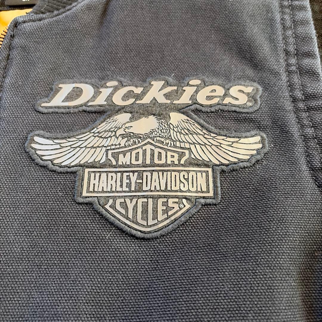 Dickies Harley-Davidson ベスト 黒　サイズS