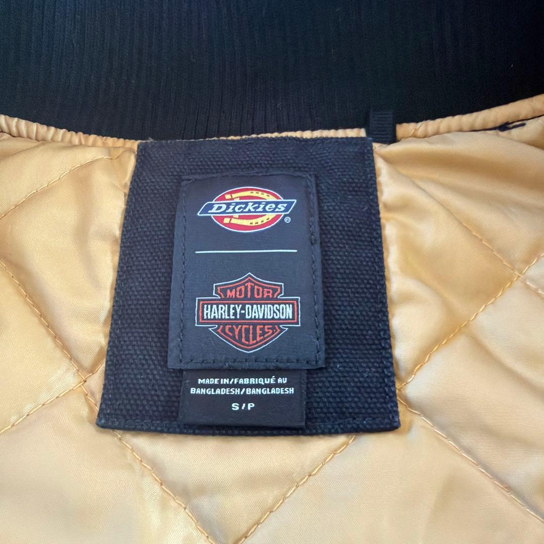 Dickies Harley-Davidson ベスト 黒　サイズS