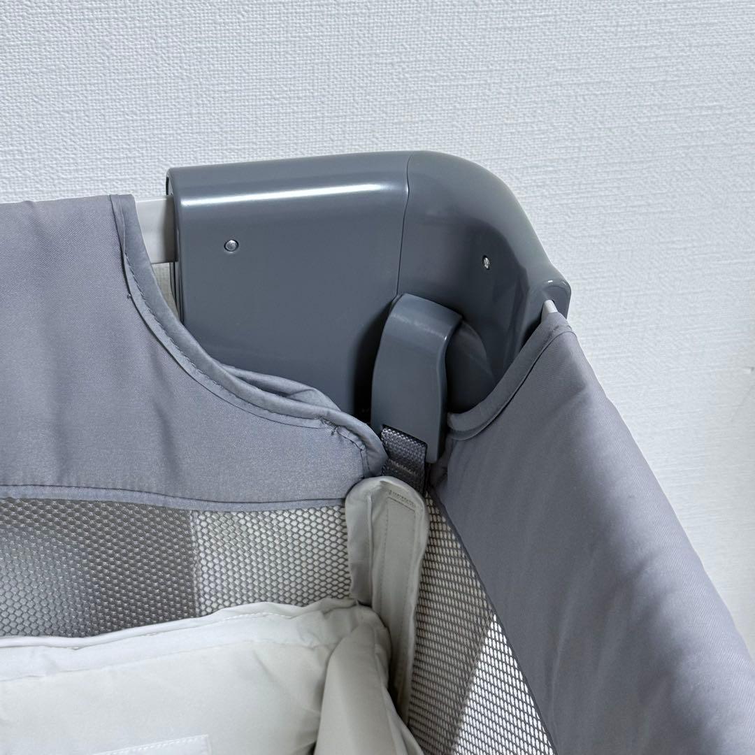 ココネルエアー AB アップリカ　ベビーベッド　グレーベアー